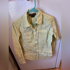 Pale Green Ariat Button Down